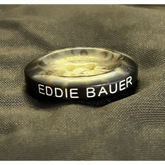 Eddie Bauer Weatheredge Trench Coat Water Resistant Rain Jacket Black NEW MEDIUM - Picture 15 of 16